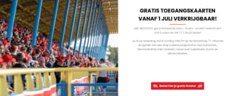 Gratis toeganskaart voor voor za/zo voor JACK'S Casino Racing Day op 9 & 10 augustus