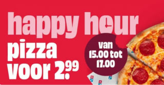 Code voor een Pizza Margherita, Funghi, Peperoni bij afhalen