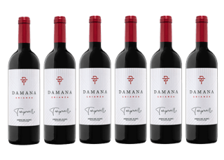 Pack de 6 Botellas de Damana Crianza 2018 por 44€