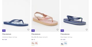 Tot 70% korting op kinder Havaianas bij de Bijenkorf