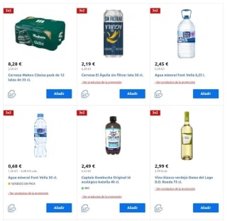 3×2 en más de 4000 productos desde Carrefour.