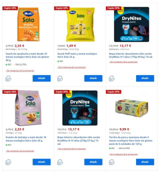 50% que vuelve en Carrefour.