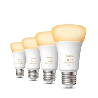 Philips Hue White Ambiance E27 - warm tot koelwit licht - 800 lumen - Bluetooth - 4 Stuks voor €73,64 bij Wehkamp