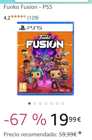 Funko Fusión PlayStation 5 por 19,99€.