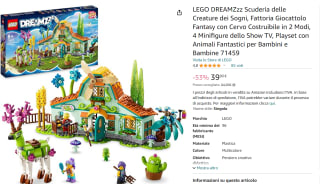 Lego Stal met droomwezens (71459) voor €39,90 bij Amazon