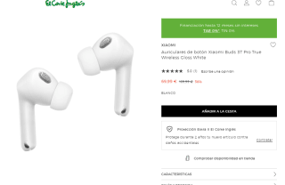 Auriculares Xiaomi Buds 3T Pro True Wireless Gloss por 69.99€