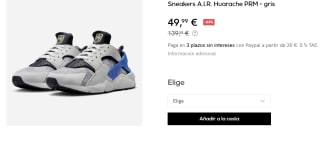 Zapatillas Nike A.I.R. Huarache PRM por 49.99€