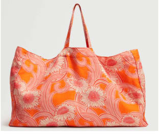 Bolso maxi shopper lino por 6.99€