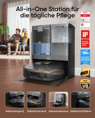 eufy Clean X10 Pro Omni Robotstofzuiger met dweil voor €549 bij Amazon