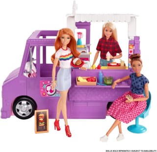 Barbie Fresh 'n' Fun Food Truck en 30 accessoires voor €24,99 bij Amazon