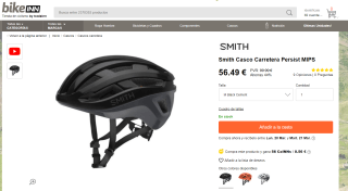 Smith Casco Carretera modelo Persist MIPS por 56,49€