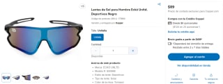 Lentes de Sol Eckó Unltd por $89 en Coppel