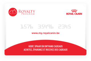 Vraag een gratis Royal Canin Loyalty kaart aan