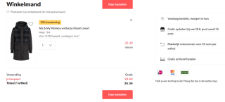 Me & My Monkey meisjes winterjas Naomi voor €26,39 bij Wehkamp