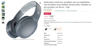 Skullcandy Crusher Evo koptelefoon voor €105,45