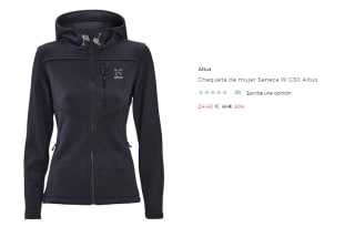 Chaqueta de mujer Seneca W G30 Altus por 24.4€
