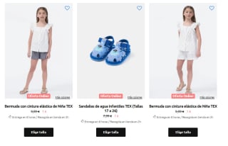 Oferta ropa por solo 1€ en Carrefour (vestidos, camisetas, calzado)