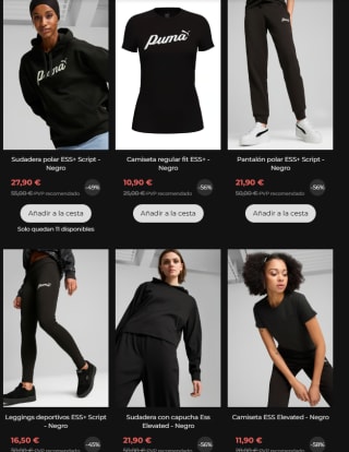 Rebajas Puma hasta 60% descuento muy buenos