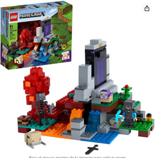 LEGO Kit de construcción Minecraft: El Portal en Ruinas por $490