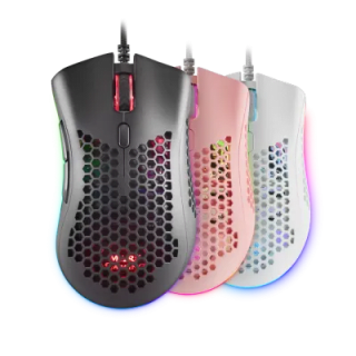 Ratón Gaming RGB Mars Gaming MMEX, Cable Feather, Switches Ópticos, 32000 DPI por 14.63€