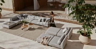 30% dto en sofás de exterior y muebles de salón