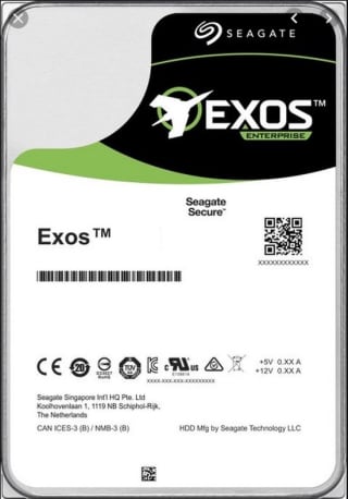 Seagate Exos X16 SAS (SED-model), 14TB voor €212,54 bij bol.com