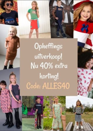 Tot 90% + 40% extra korting bij Liza4kids outlet