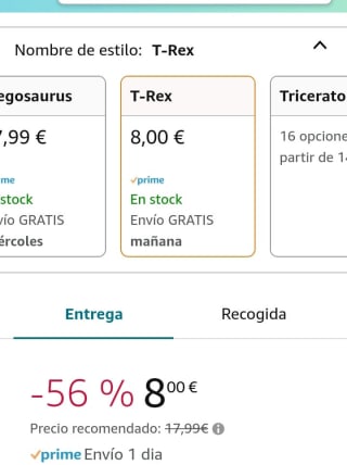 Educa - T-Rex Creature Puzzle 3D por 8€.