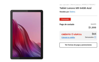 Tablet Lenovo M9 64GB Azul por $1,999 en Elektra