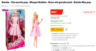 Barbie - The movie pop - Margot Robbie voor €34,99 bij Bol.com