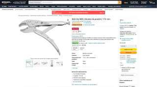 Alicates de presión BGS por 7,92€