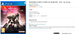 Armored Core VI: Fires of Rubicon (PlayStation 4) voor €14,95 bij Amazon