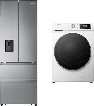 Hisense 12KG Washing Machine + 70cm French Door Fridge Freezer for £529