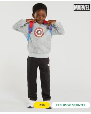 Chándal infantil Capitán América por 9,99€
