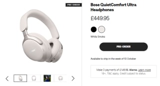 Pick Bose quiet comfort ultra headphones from Bose for £382.46