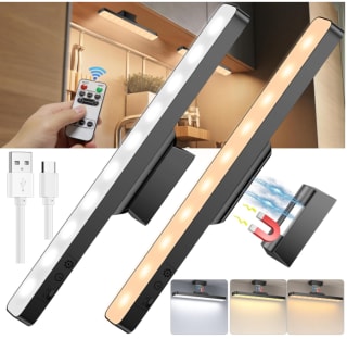 Lot de 2 barres LED pour cuisine, placards... Avec télécommande à 16,13€