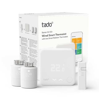tado° Slimme Bedrade Thermostaat Starter Kit V3+ + Radiatorknoppen 2-pack voor €209 bij Robbshop