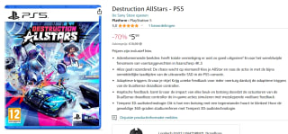 Destruction AllStars voor €5,99 bij Amazon