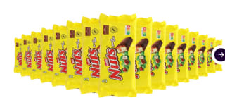 80x Nuts Notenreep van 30 gram voor €19,95 bij ibood