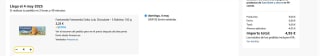 4 Unidades de Fontaneda Osito Lulu Bizcochos Rellenos de Chocolate por 3.40€ en Forma de Oso con Leche por 4.95€