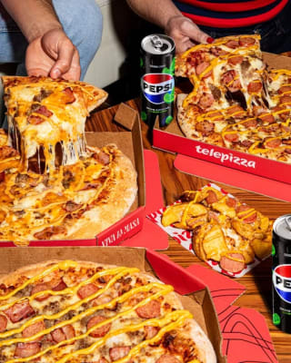 Gratis porción pizza Nuevas Jugonas + Pepsi en Telepizza