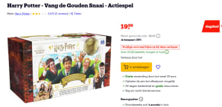Spin Master Games Harry Potter Gouden Snaai voor €19,99 bij Bol