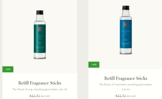 20% korting op alle refills bij Rituals