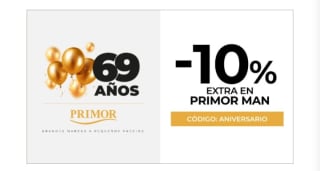 8% de Descuento en Primor Man.