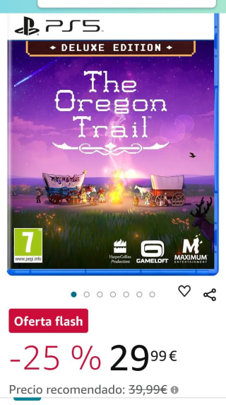 The Oregon Trail Deluxe Edition PS5 por 29,99€.