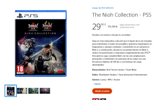 Videojuego The Nioh Collection - PS5 por sólo 29,99€