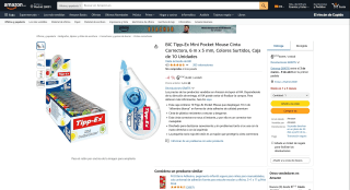 Cinta Correctora BIC Tipp-Ex Mini Pocket Mouse por 6,61€