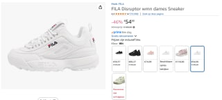 Fila Disruptor Sneakers Dames - Wit voor €54 bij Amazon