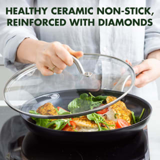 GreenPan Lima Midnight Braadpan met antiaanbaklaag voor €20,33 bij Amazon