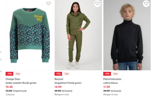 70% korting op merk kinderkleding van o.a. Noppies, Z8, Little Dutch, Name It en meer bij Wehkamp